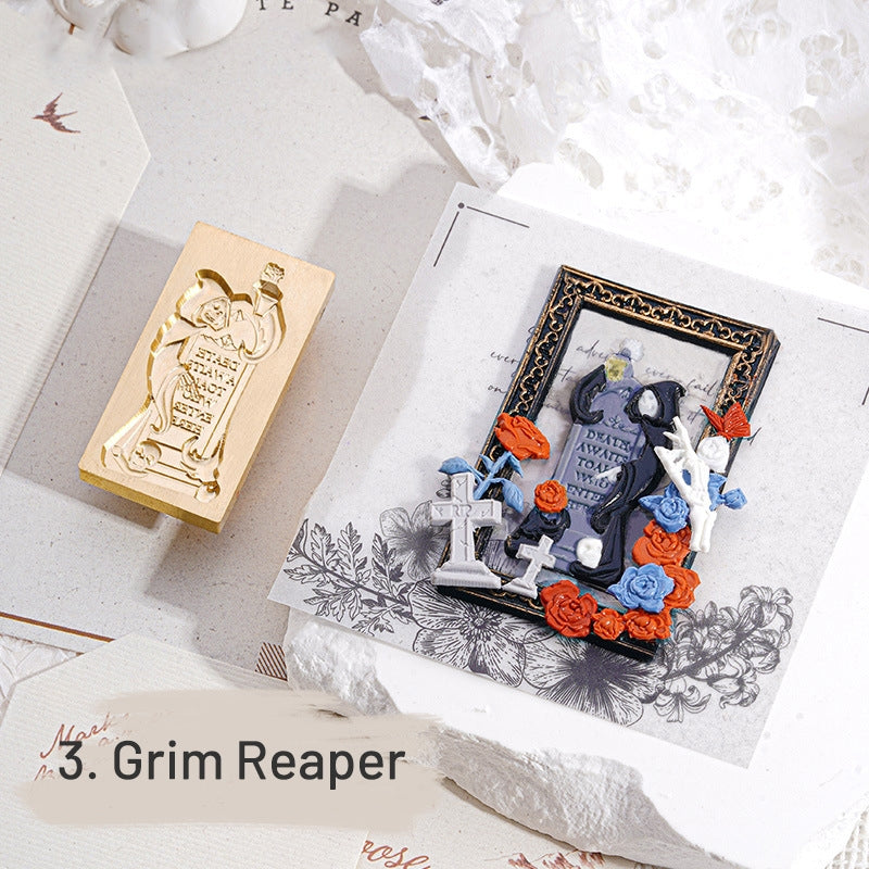 3D Relief Halloween Wax Seal Stamps (9 Designs) sku-3