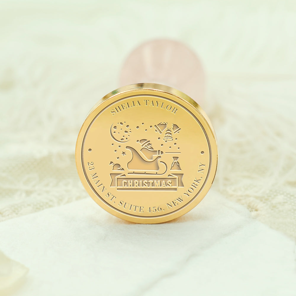 Christmas Deers Custom Address Wax Seal Stamp-19 Custom-Name-Wax-Seal-Stamp-(27-Designs)3