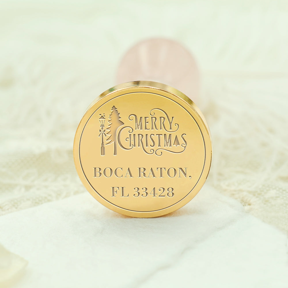 Christmas Deers Custom Address Wax Seal Stamp-25 Custom-Name-Wax-Seal-Stamp-(27-Designs)3