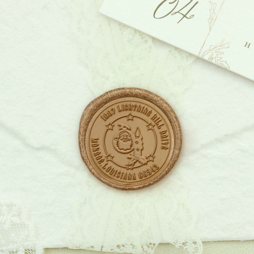 Christmas Deers Custom Address Wax Seal Stamp-26-copy 26-Letter-Custom-Floral-Name-Wax-Seal-Stamp2-2