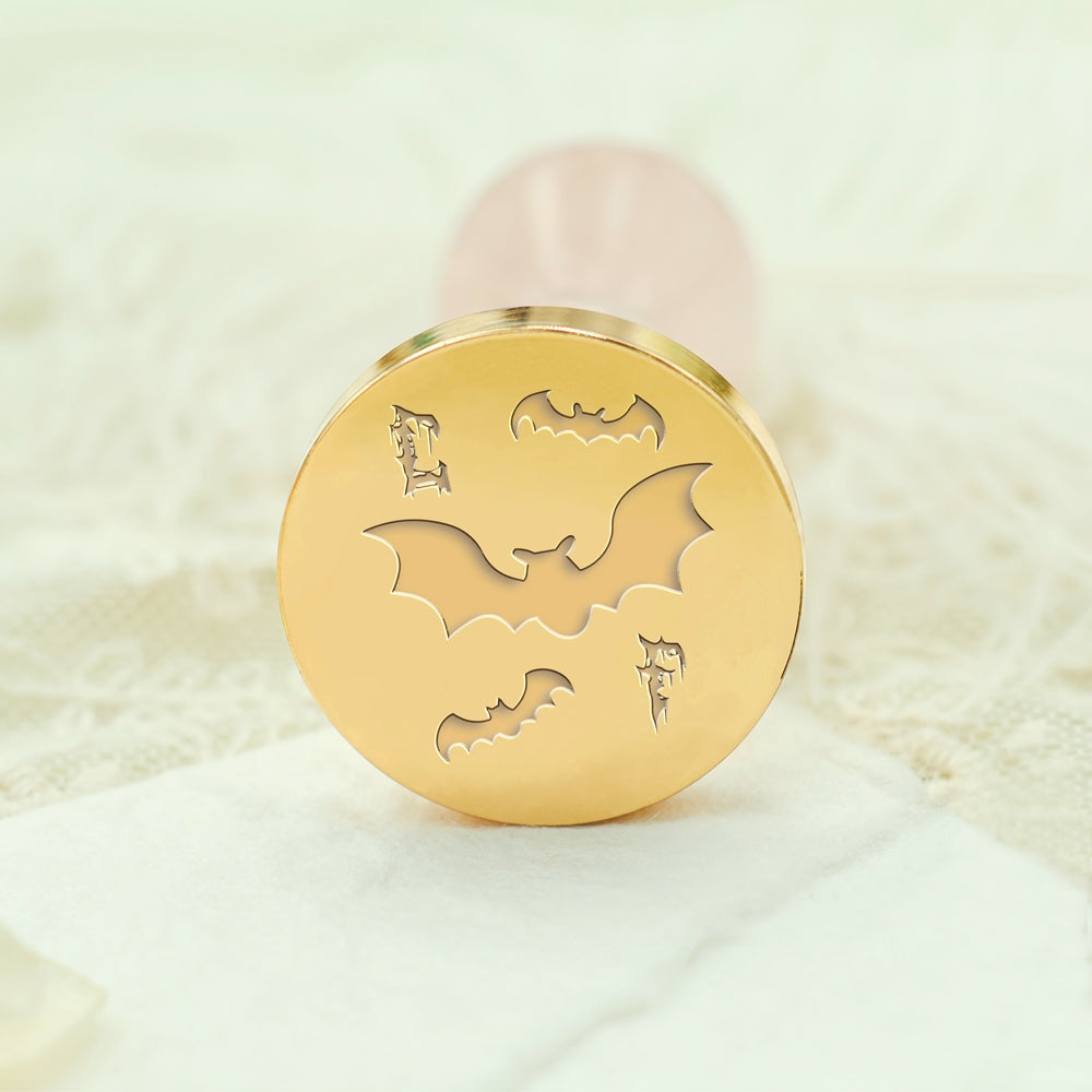 Custom Bat Swarm Halloween Name Wax Seal Stamp