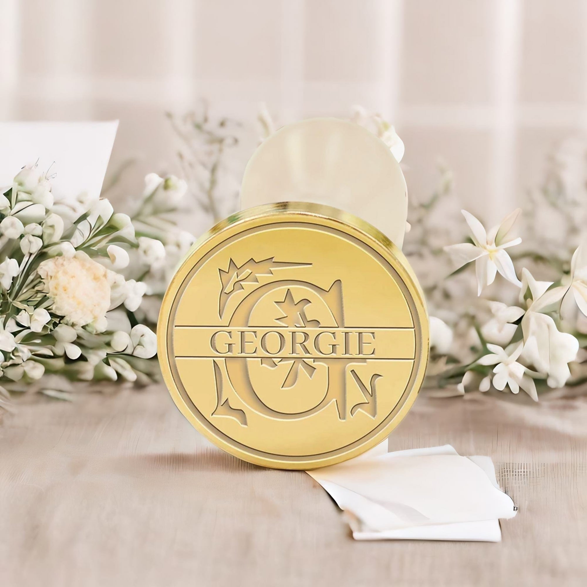Custom Capital Letter Name Wax Seal Stamp - Letter G-1