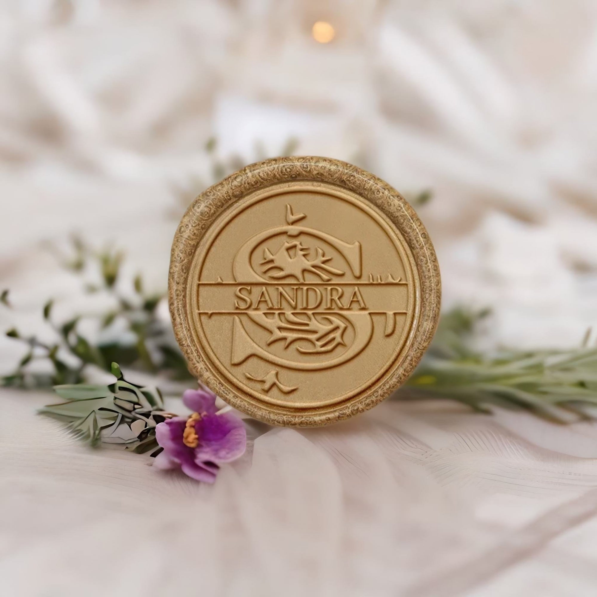 Custom Capital Letter Name Wax Seal Stamp - Letter S-2