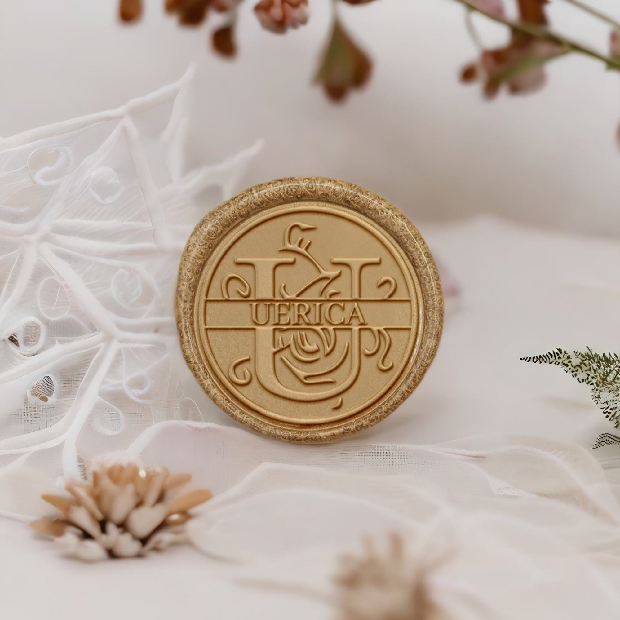 Custom Capital Letter Name Wax Seal Stamp - Letter U-2