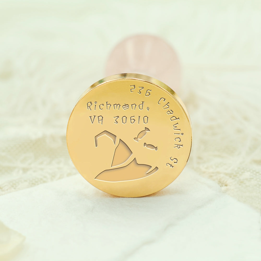 Halloween Custom Address Wax Seal Stamp - Style 11