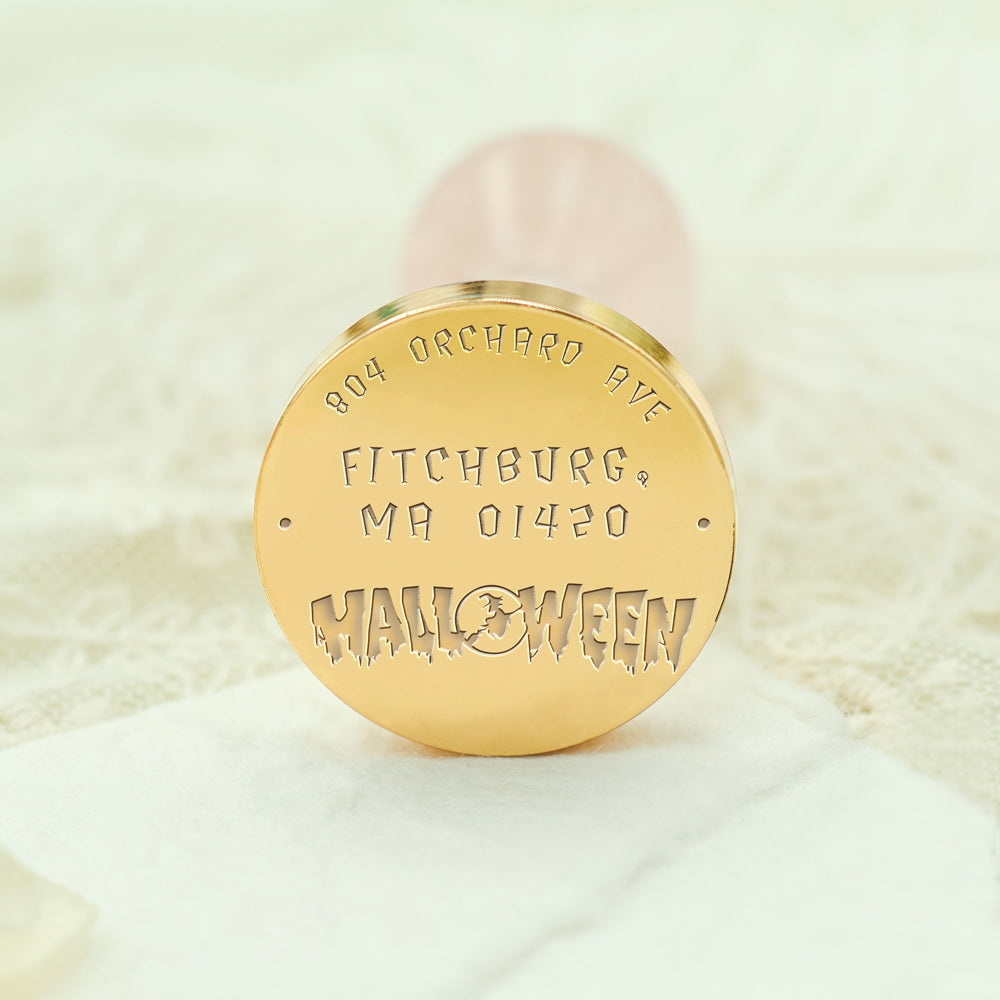 Halloween Custom Address Wax Seal Stamp - Style 12
