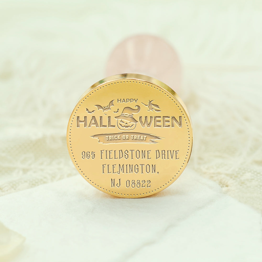 Halloween Custom Address Wax Seal Stamp - Style 2