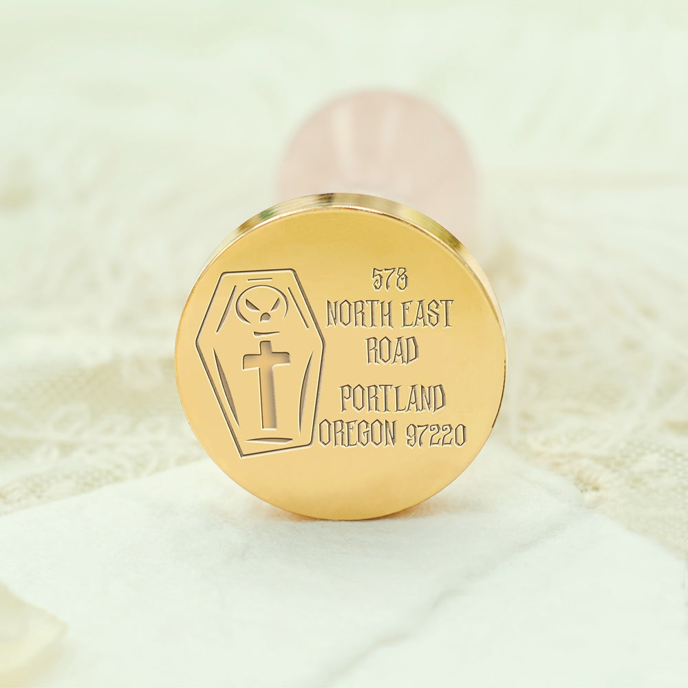 Halloween Custom Address Wax Seal Stamp - Style 8