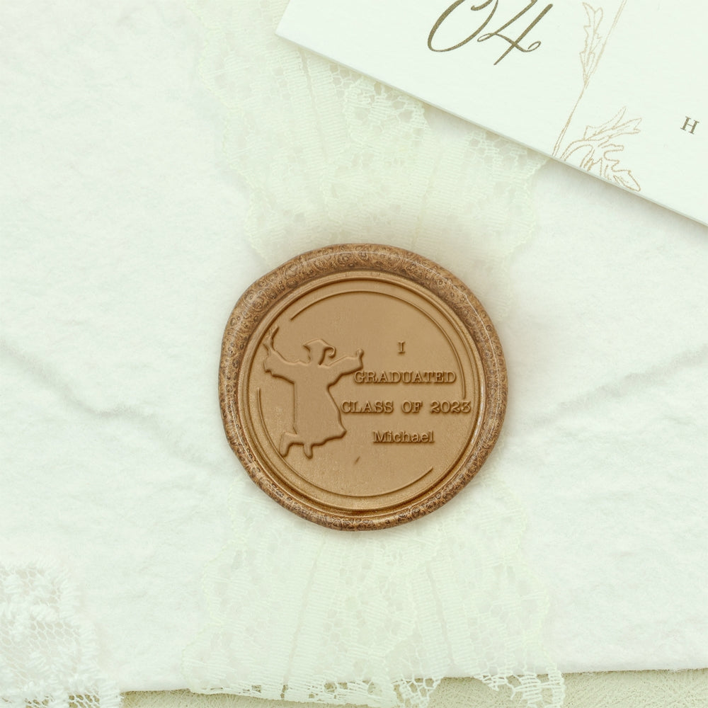 Happy Graduation Custom Wax Seal Stamp - Style 20 20-2