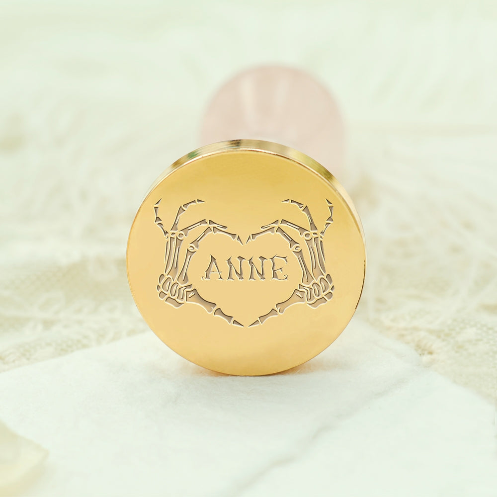 Custom Halloween Name Wax Seal Stamp with Full Name / Initial 3