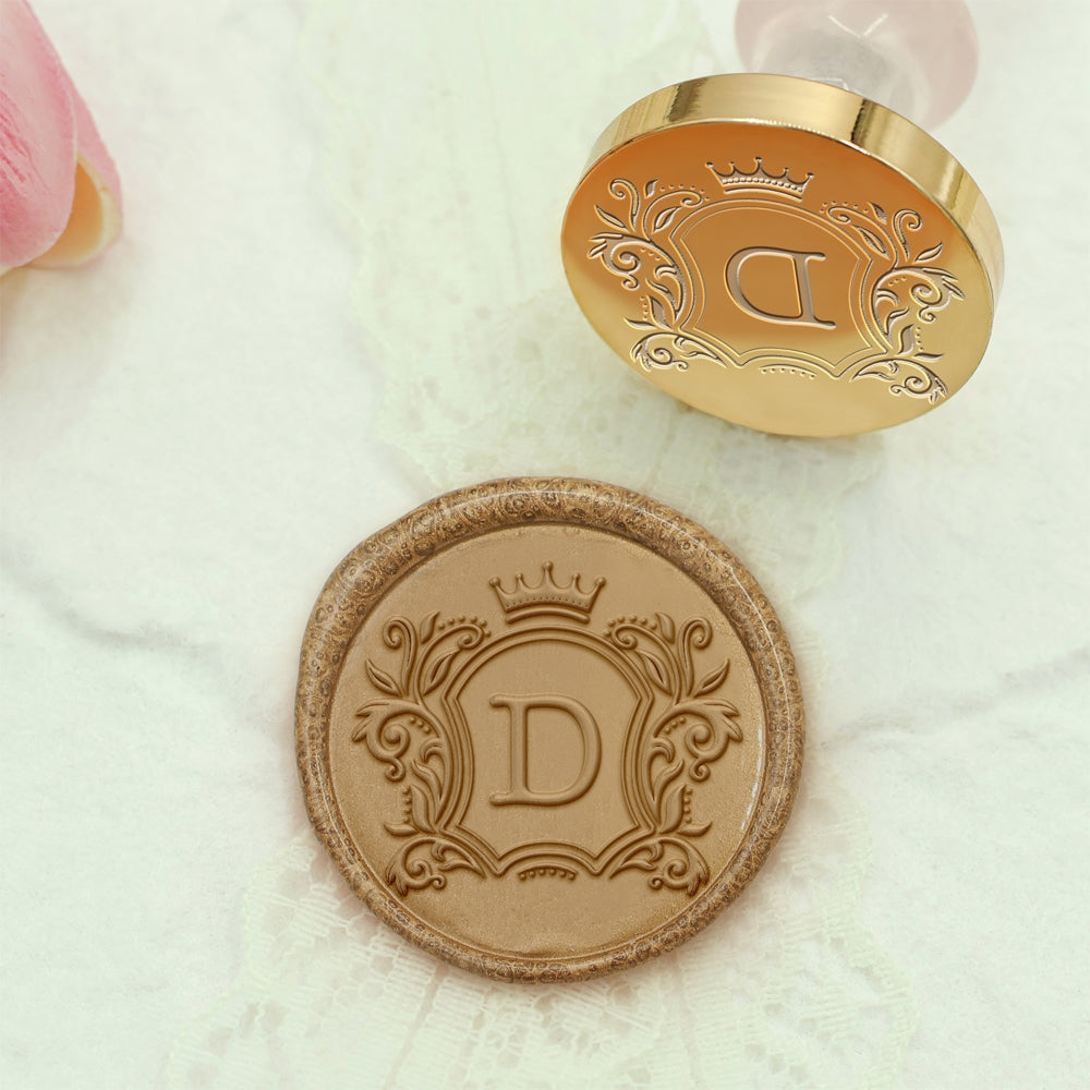 Custom Single Letter Wax Seal Stamp (27 Designs)-3