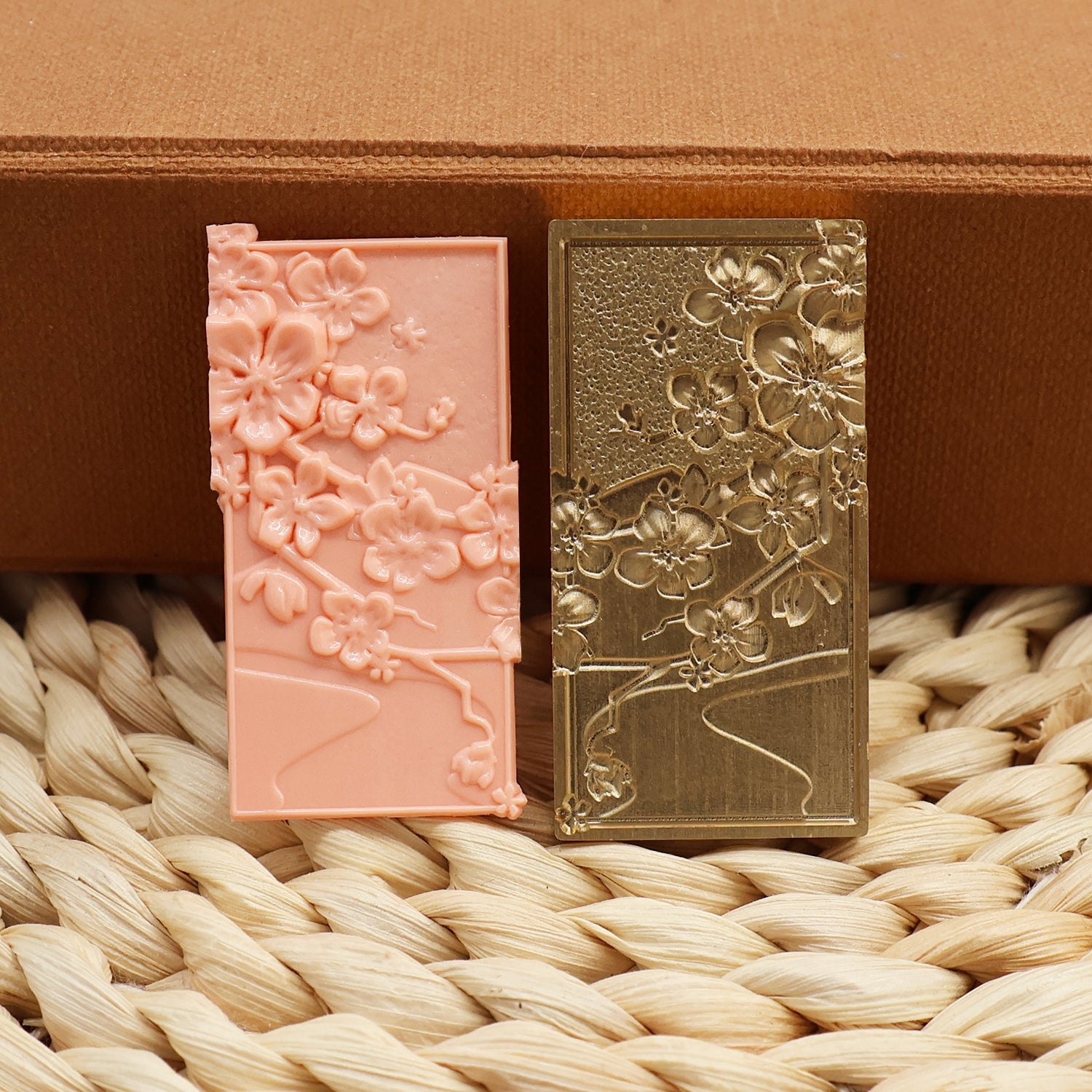 Rectangular Fully Customized Wax Seal Stamp with Your Own Artwork 6