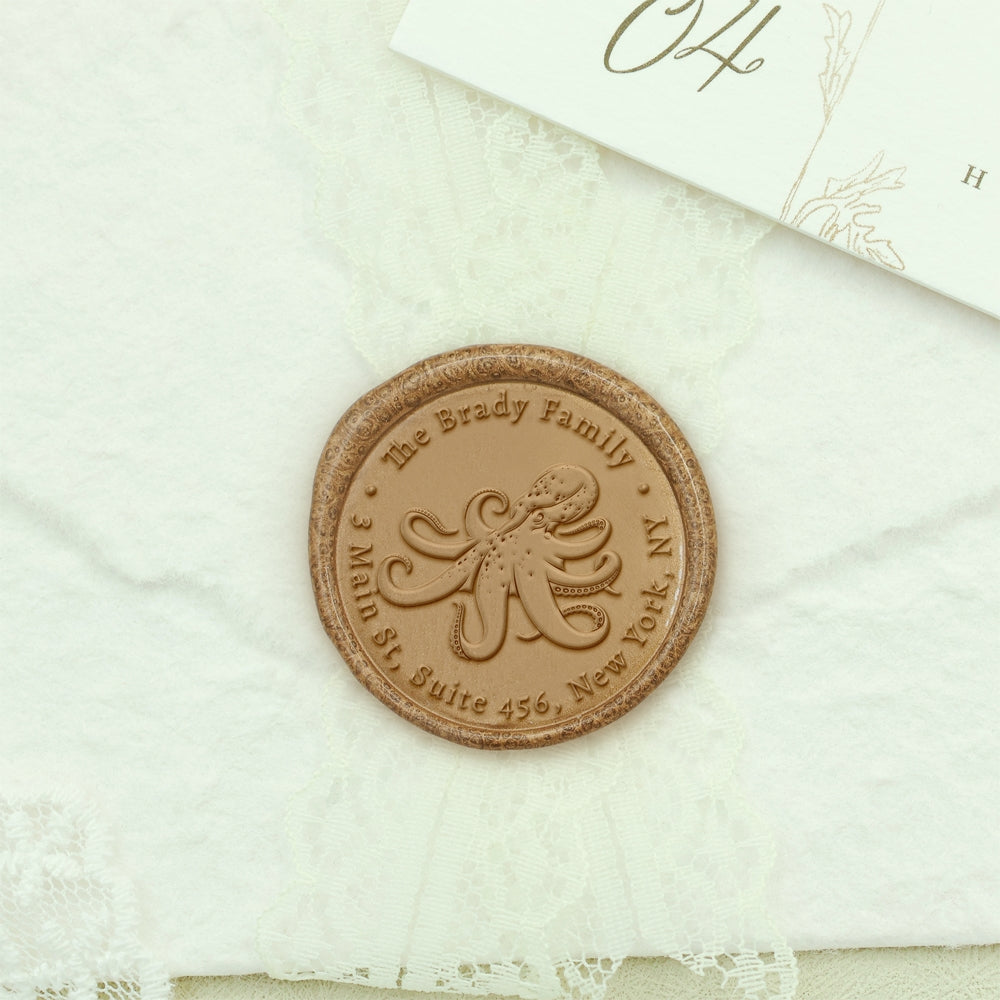Wildlife Impressions Custom Sea Turtle Address Wax Seal Stamp-10 10-2