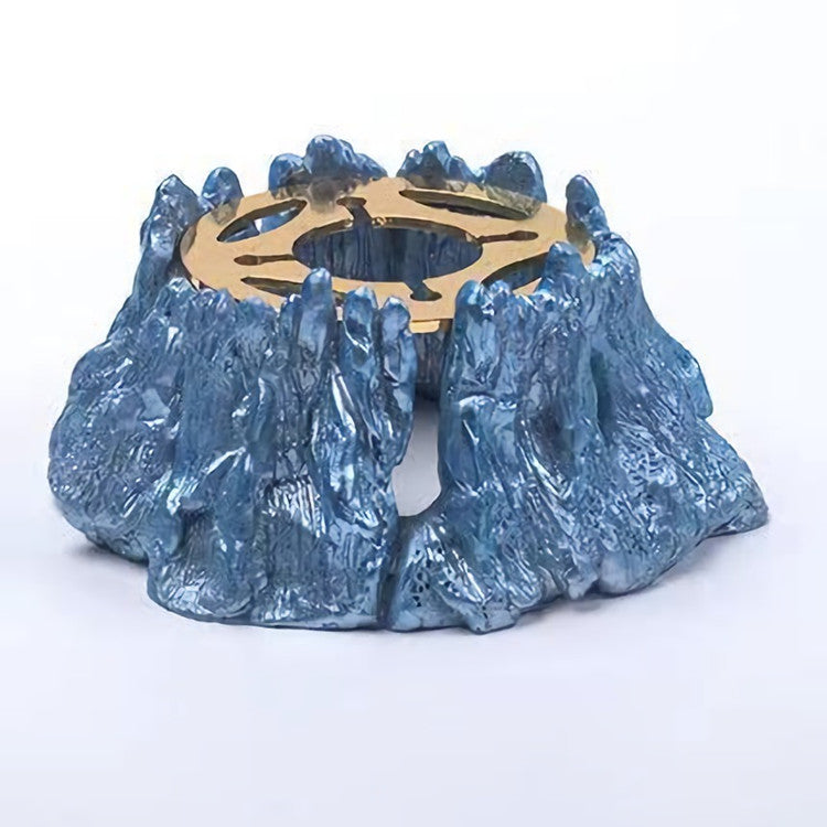 Volcano Shaped Sealing Wax Melting Set / Furnace Iceberg