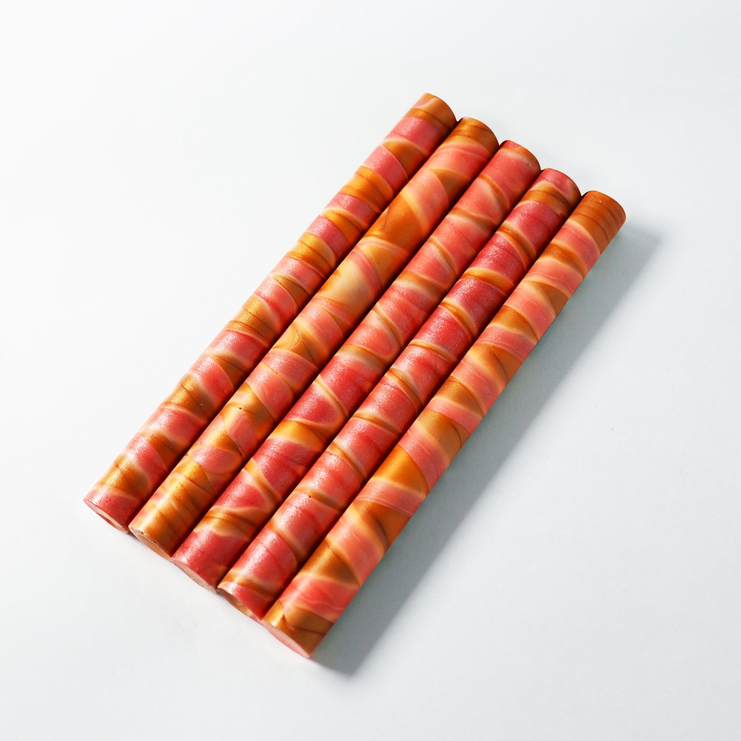 Dreamy Mixed Color Glue Gun Sealing Wax Stick - Coral Gold